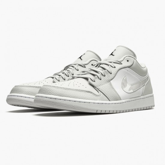 Wmns/Men Air Jordan 1 Retro Low White Camo DC9036-100 AJ1 Shoes