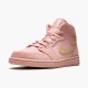 Wmns/Men Air Jordan 1 Mid Coral Gold 852542-600 AJ1 Shoes