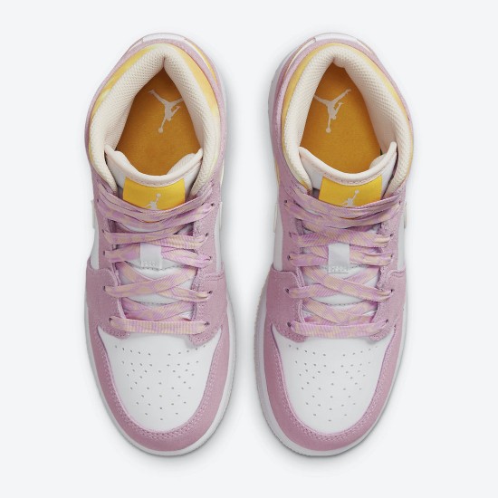 Wmns Air Jordan 1 Mid SE GS Arctic Pink DC9517-600 AJ1 Shoes