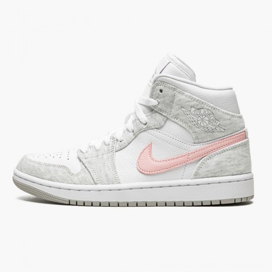 Wmns/Men Air Jordan 1 Mid SE Light Iron Ore DN4045-001 AJ1 Shoes