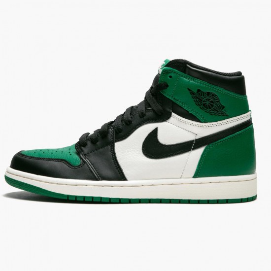 Wmns/Men Air Jordan 1 Retro High Pine Green 555088-302 AJ1 Shoes