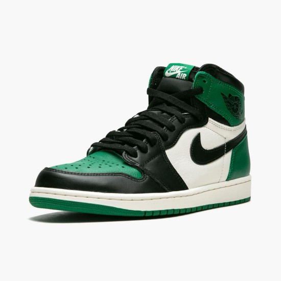 Wmns/Men Air Jordan 1 Retro High Pine Green 555088-302 AJ1 Shoes