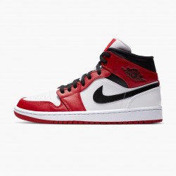 Wmns/Men Air Jordan 1 Mid Chicago 2020 554724-173 AJ1 Shoes