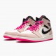 Wmns/Men Air Jordan 1 Mid Crimson Tint 852542-801 AJ1 Shoes