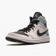 Wmns/Men Air Jordan 1 Mid Dirty Powder Iridescent Barely BQ6472-602 AJ1 Shoes