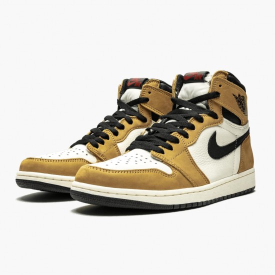 Wmns/Men Air Jordan 1 Rookie of the Year 555088-700 AJ1 Shoes