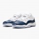 Men Air Jordan 11 Low Navy Snakeskin CD6847-102 AJ11 Shoes