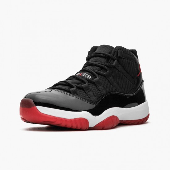 Men Air Jordan 11 Retro Bred 378037-010 AJ11 Shoes