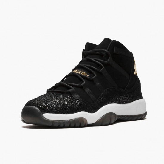 Wmns/Men Air Jordan 11 Retro Heiress Black Stingray 852625-030 AJ11 Shoes