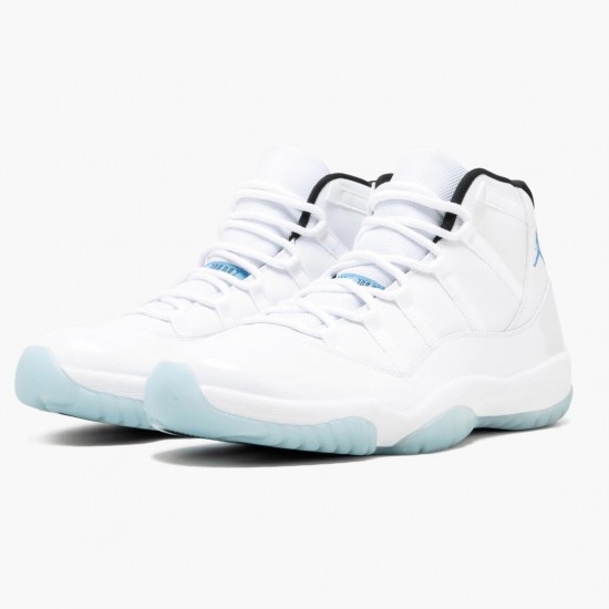 Men Air Jordan 11 Retro Legend Blue 2014 378037-117 AJ11 Shoes