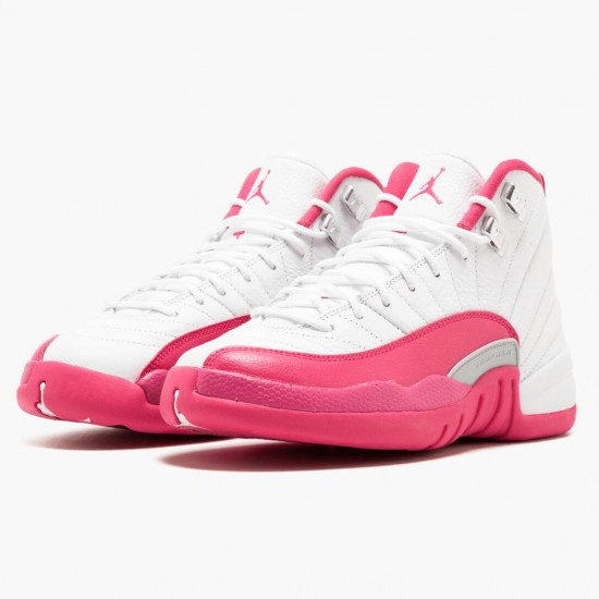 Wmns Air Jordan 12 Retro Dynamic Pink 510815-109 AJ12 Shoes