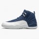 Men Air Jordan 12 Retro Indigo 130690-404 AJ12 Shoes