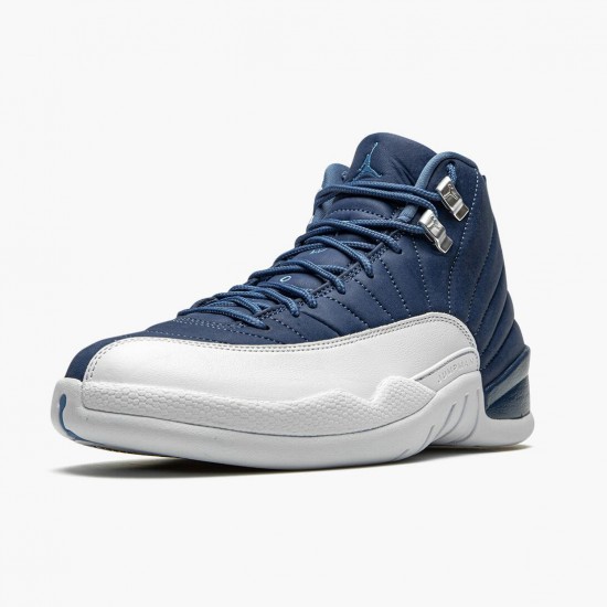 Men Air Jordan 12 Retro Indigo 130690-404 AJ12 Shoes