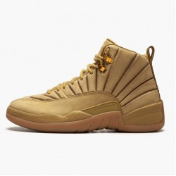 Men Air Jordan 12 Retro PSNY Wheat AA1233-700 AJ12 Shoes