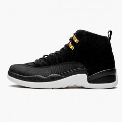 Men Air Jordan 12 Retro Reverse Taxi 130690-017 AJ12 Shoes