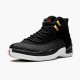 Men Air Jordan 12 Retro Reverse Taxi 130690-017 AJ12 Shoes