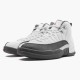 Men Air Jordan 12 Retro White Dark Grey 130690-160 AJ12 Shoes