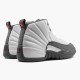 Men Air Jordan 12 Retro White Dark Grey 130690-160 AJ12 Shoes