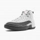 Men Air Jordan 12 Retro White Dark Grey 130690-160 AJ12 Shoes