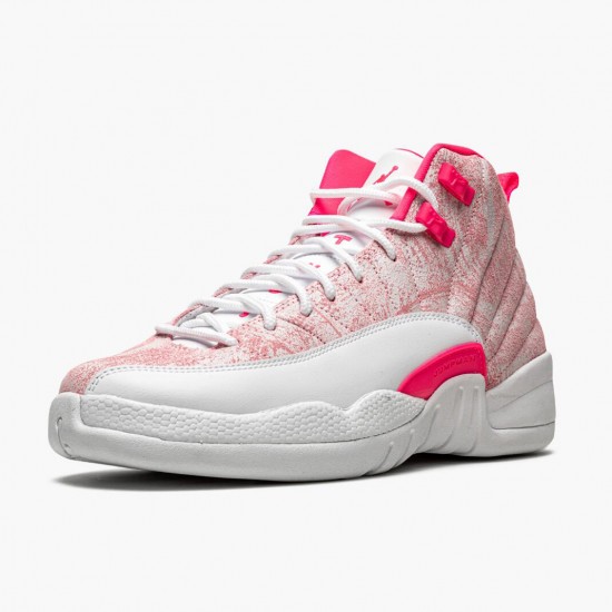 Wmns Air Jordan 12 Retro GS Arctic Pink 510815-101 AJ12 Shoes