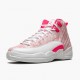 Wmns Air Jordan 12 Retro GS Arctic Pink 510815-101 AJ12 Shoes