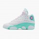 Wmns Air Jordan 13 Retro Aurora Green 439358-100 AJ13 Shoes