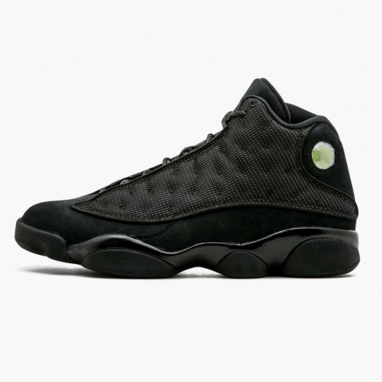 Men Air Jordan 13 Retro Black Cat 414571-011 AJ13 Shoes