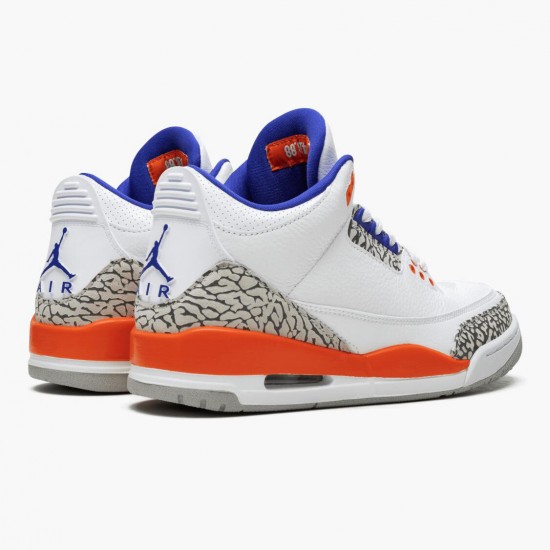 Wmns/Men Air Jordan 3 Retro Knicks 136064-148 AJ3 Shoes