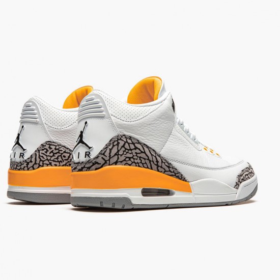 Wmns/Men Air Jordan 3 Retro Laser Orange CK9246-108 AJ3 Shoes