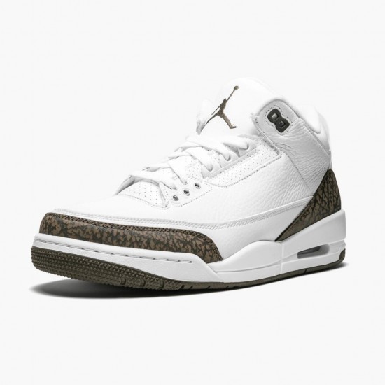 Wmns/Men Air Jordan 3 Retro Mocha 136064-122 AJ3 Shoes