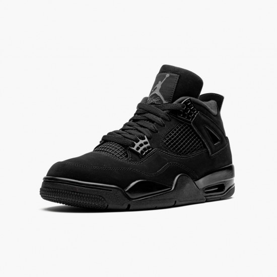 Wmns/Men Air Jordan 4 Retro Black Cat CU1110-010 AJ4 Shoes