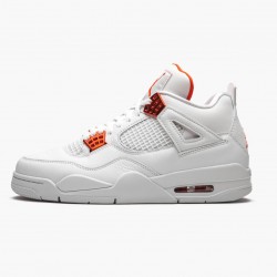 Wmns/Men Air Jordan 4 Retro Metallic Orange CT8527-118 AJ4 Shoes