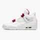 Wmns/Men Air Jordan 4 Retro Metallic Red CT8527-112 AJ4 Shoes