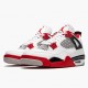 Men Air Jordan 4 Retro OG Fire Red 2020 DC7770-160 AJ4 Shoes