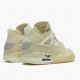 Wmns/Men Air Jordan 4 Retro Off-White Sail CV9388-100 AJ4 Shoes