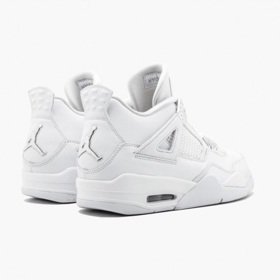 Wmns/Men Air Jordan 4 Retro Pure Money 308497-100 AJ4 Shoes