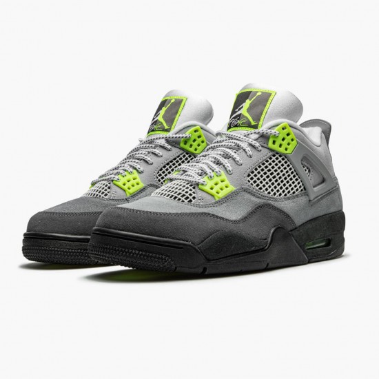 Men Air Jordan 4 Retro SE 95 Neon CT5342-007 AJ4 Shoes