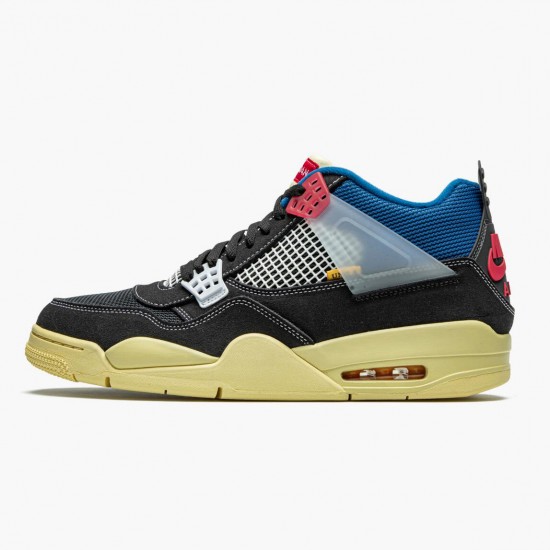 Wmns/Men Air Jordan 4 Retro Union Off Noir DC9533-001 AJ4 Shoes