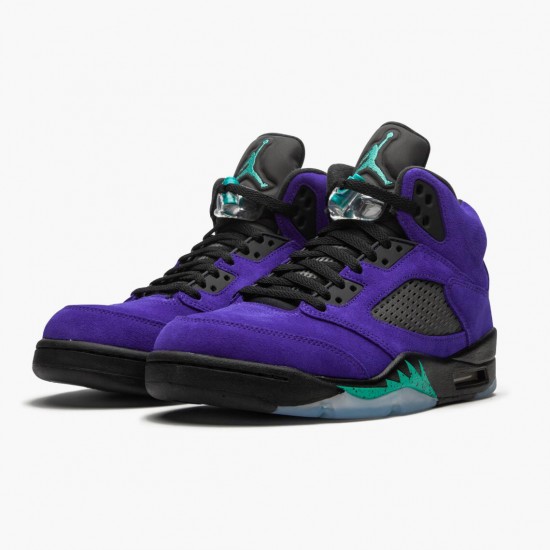 Men Air Jordan 5 Retro Alternate Grape 136027-500 AJ5 Shoes