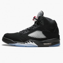 Wmns/Men Air Jordan 5 Retro Black 845035-003 AJ5 Shoes