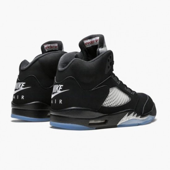 Wmns/Men Air Jordan 5 Retro Black 845035-003 AJ5 Shoes