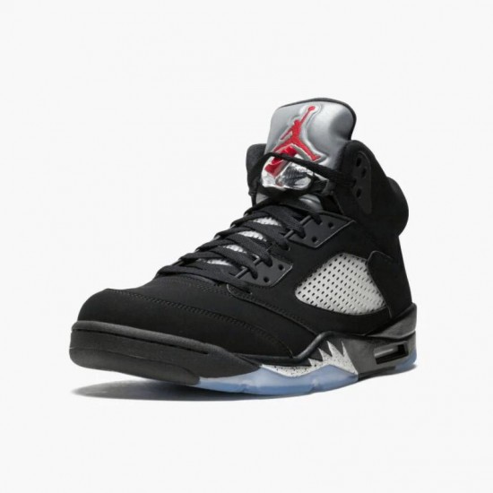 Wmns/Men Air Jordan 5 Retro Black 845035-003 AJ5 Shoes