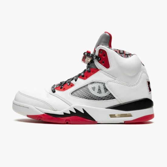 Wmns/Men Air Jordan 5 Retro Quai 54 2021 DJ7903-106 AJ5 Shoes