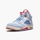 Wmns/Men Air Jordan 5 Retro Trophy Room Ice Blue CI1899-400 AJ5 Shoes