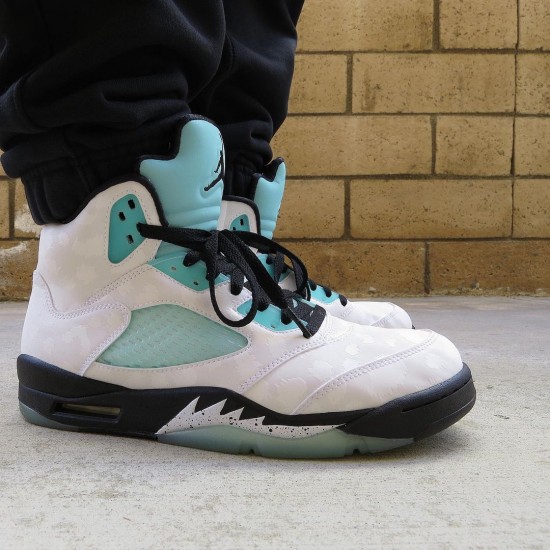 Wmns/Men Air Jordan Retro 5 Island Green CN2932-100 AJ5 Shoes