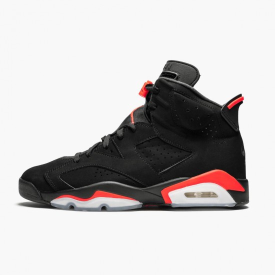 Men Air Jordan 6 Retro Black Infrared 384664-060 AJ6 Shoes