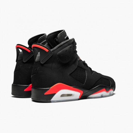 Men Air Jordan 6 Retro Black Infrared 384664-060 AJ6 Shoes