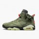 Wmns/Men Travis Scott x Air Jordan 6 Retro Olive CN1084-200 AJ6 Shoes