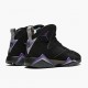 Men Air Jordan 7 Retro Ray Allen Black Fierce Purpler Dark Stee 304775-053 AJ7 Shoes