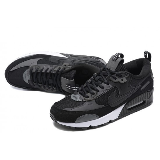 Men Nike Air Max 90 Futura Black White DM9922-003 Running Shoes